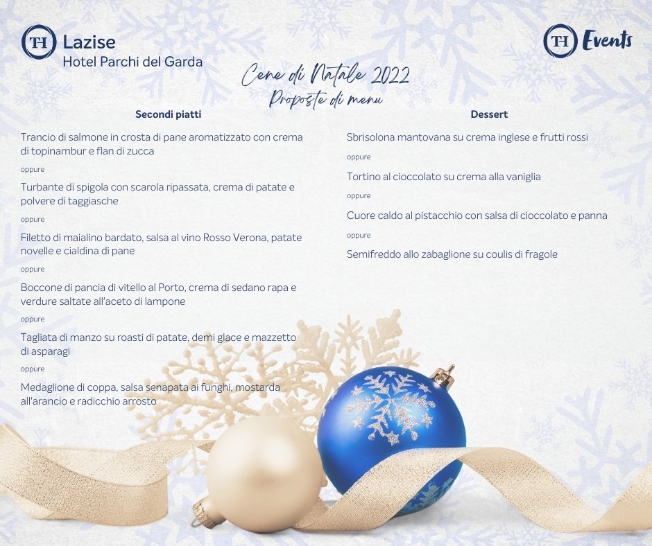 TH Lazise - Hotel Parchi del Garda - secondi dolci Cene Aziendali di Natale 2022 v.2